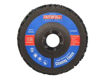 Cleaning Fleece Disc Coarse 125 x 22mm