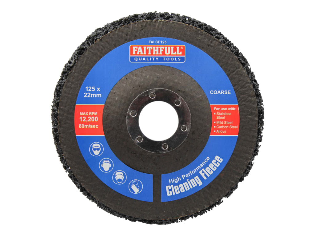Cleaning Fleece Disc Coarse 125 x 22mm