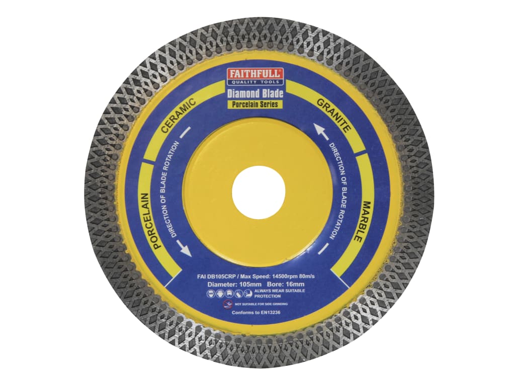 Porcelain Diamond Blade 105 x 16mm