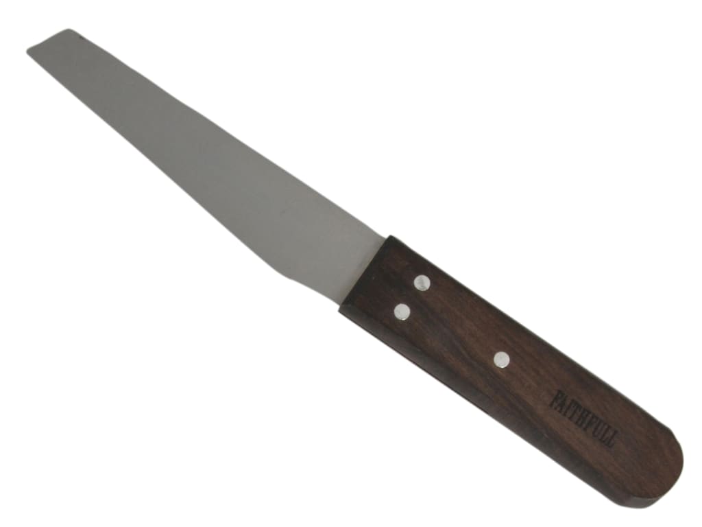 Shoe Knife - Hardwood 110mm (4.1/3in)