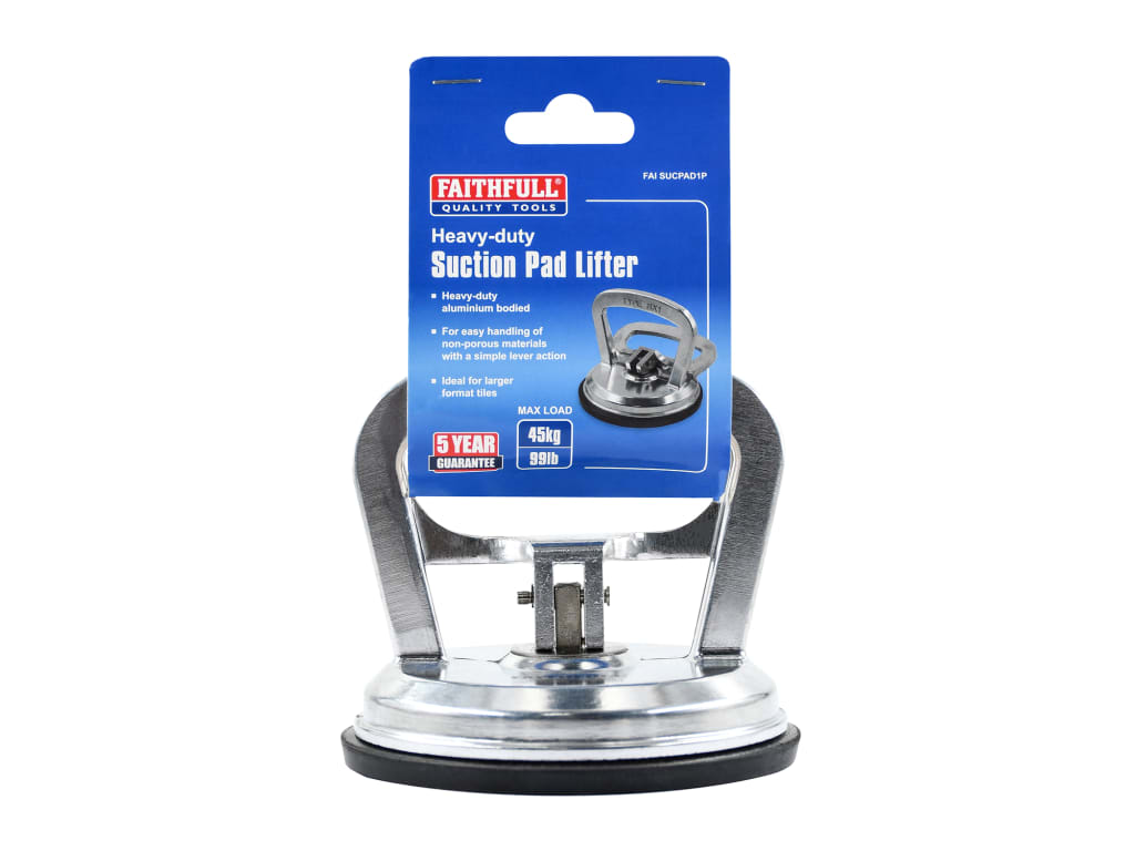 Single Pad Aluminium Pro Suction Lifter - Faithful
