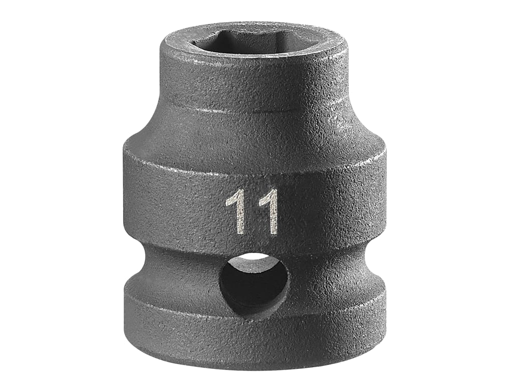 6-Point Stubby Impact Socket 1/2in Drive 11mm