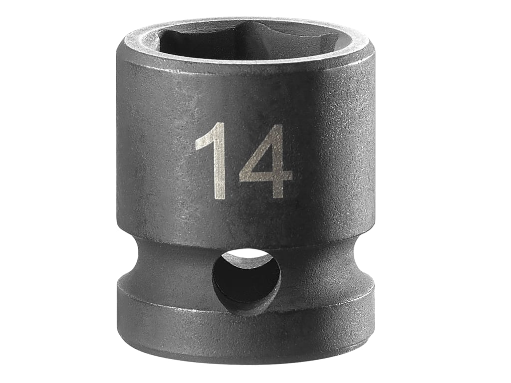 6-Point Stubby Impact Socket 1/2in Drive 14mm