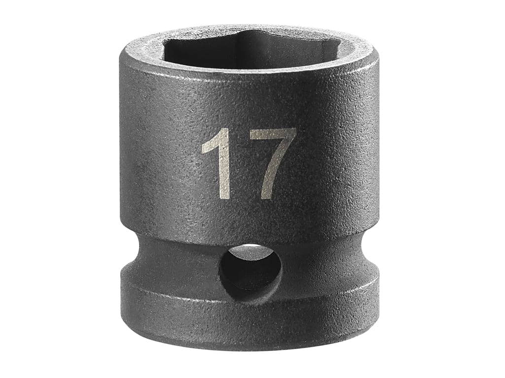 6-Point Stubby Impact Socket 1/2in Drive 17mm