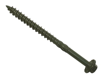 Timber Fixing Screws Green Treated 6.3 x 100mm Bag 20