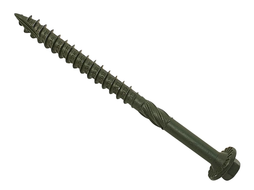 Timber Fixing Screws Green Treated 6.3 x 100mm Bag 20