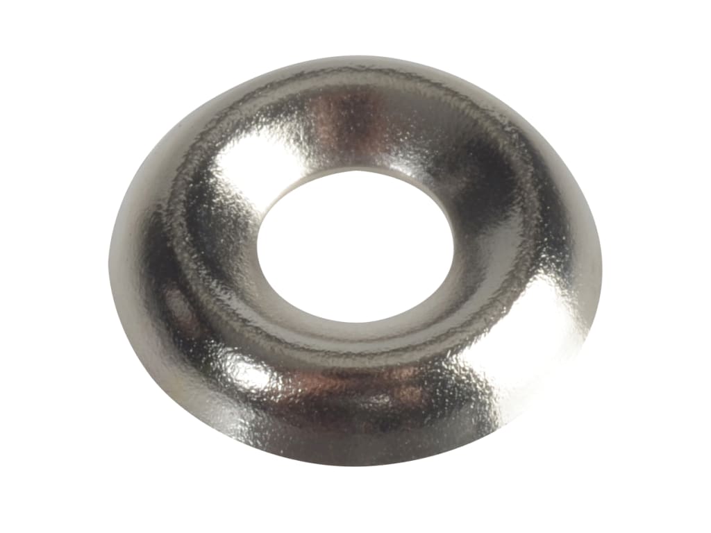 Screw Cup Washer Nickle Plated No.8 ForgePack 20