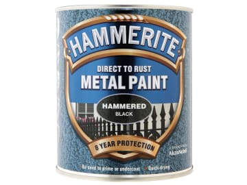 Direct to Rust Hammered Finish Metal Paint Black 750ml