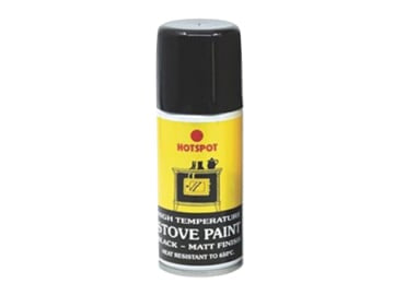 Spray Stove Paint Matt Black 450ml
