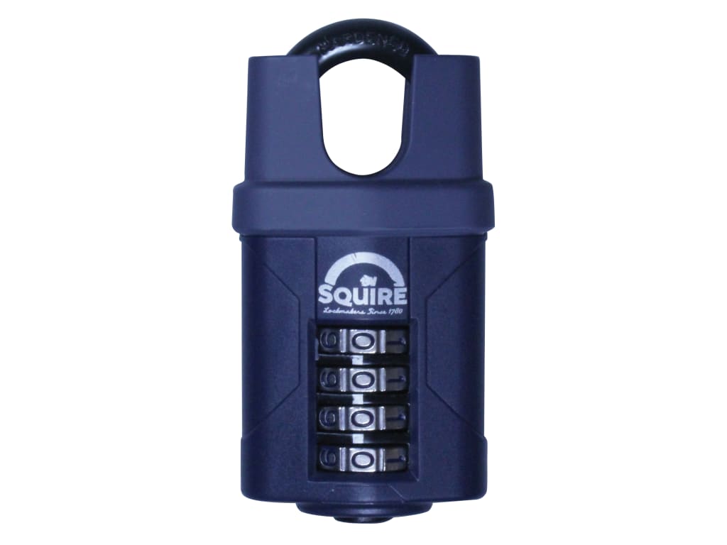 CP40CS Combination Padlock 4-Wheel Closed Shackle 40mm