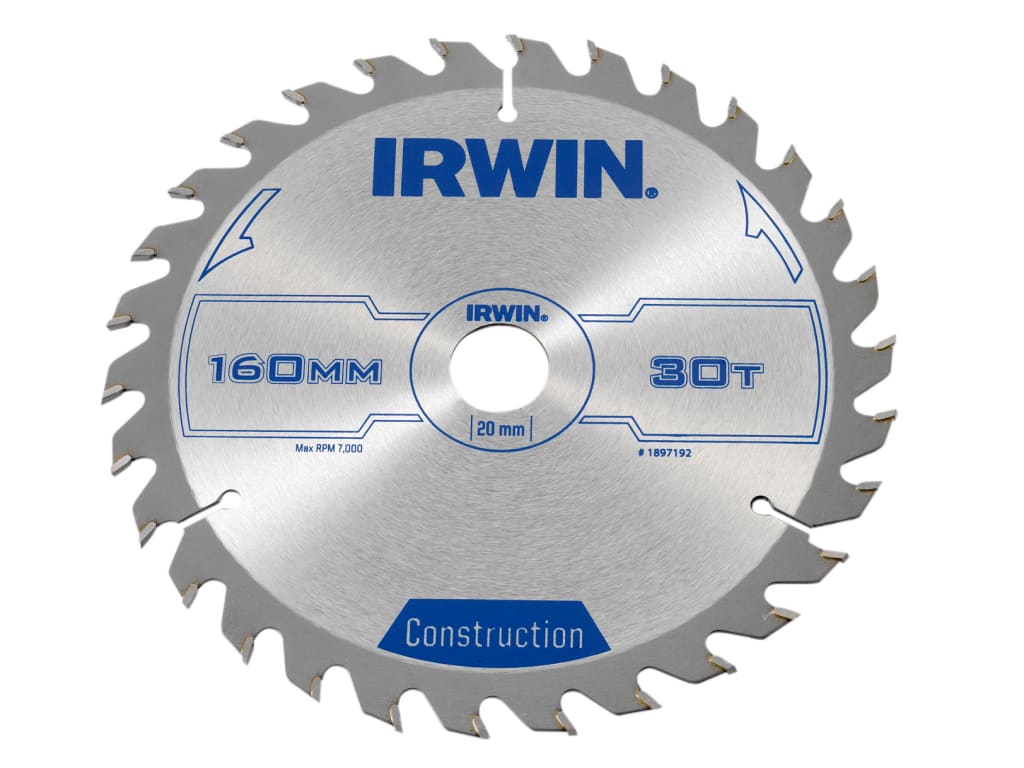 Construction Circular Saw Blade 160 x 20mm x 30T ATB