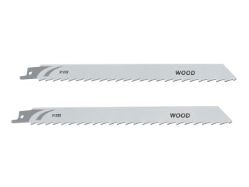 Sabre Saw Blade Coarse Wood Cutting 228mm (Pack 2)