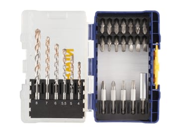 Multi Material & Screwdriving Set, 25 Piece