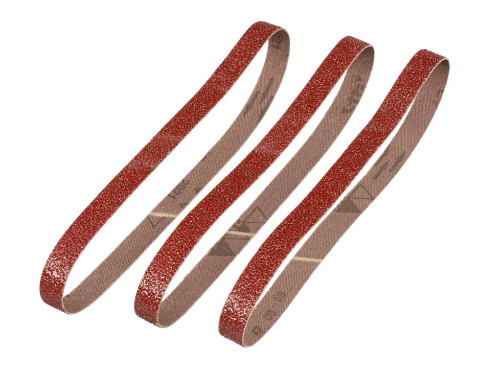 Powerfile Sanding Belt 13 x 455mm 40G (Pack 3)