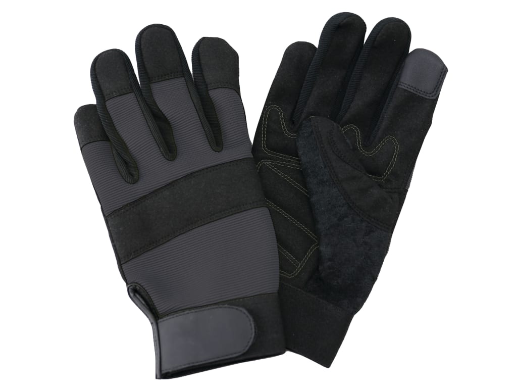 Grey Flex Protect Gloves - Men's Large