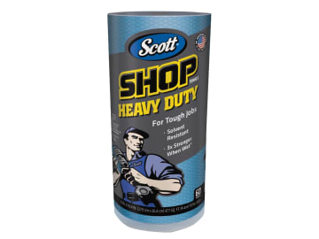 SCOTT® Blue Heavy-Duty Shop Cloth Roll