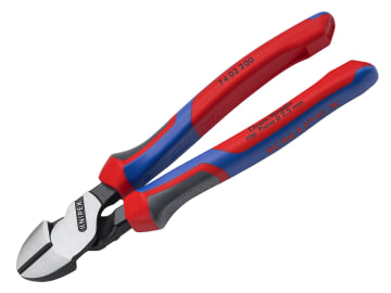 74 02 200 High Leverage Diagonal Cutters Comfort Handles 200mm