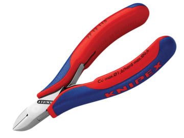 77 12 115 Electronics Diagonal Cutter with Small Bevel & Lead Catcher 115mm