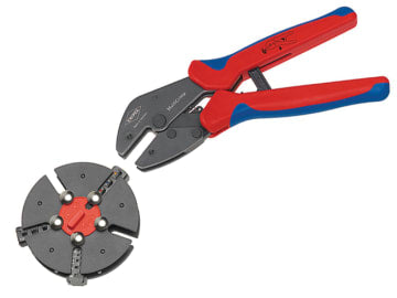 97 33 01 MultiCrimp® Crimping Pliers with 3 Quick Change Cartridges