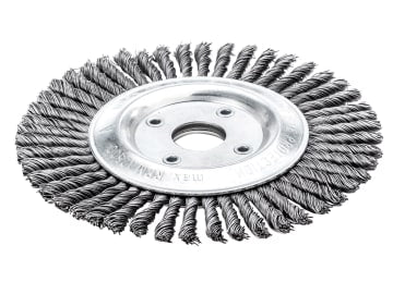 Pipeline Brush 40 Knots 125 x 22.2mm Bore Steel Wire
