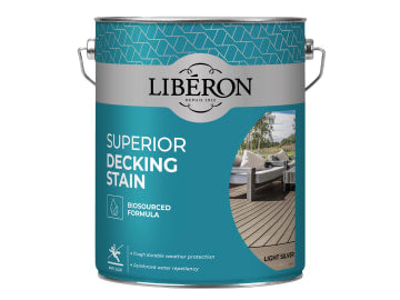 Superior Decking Stain Light Silver 5 litre