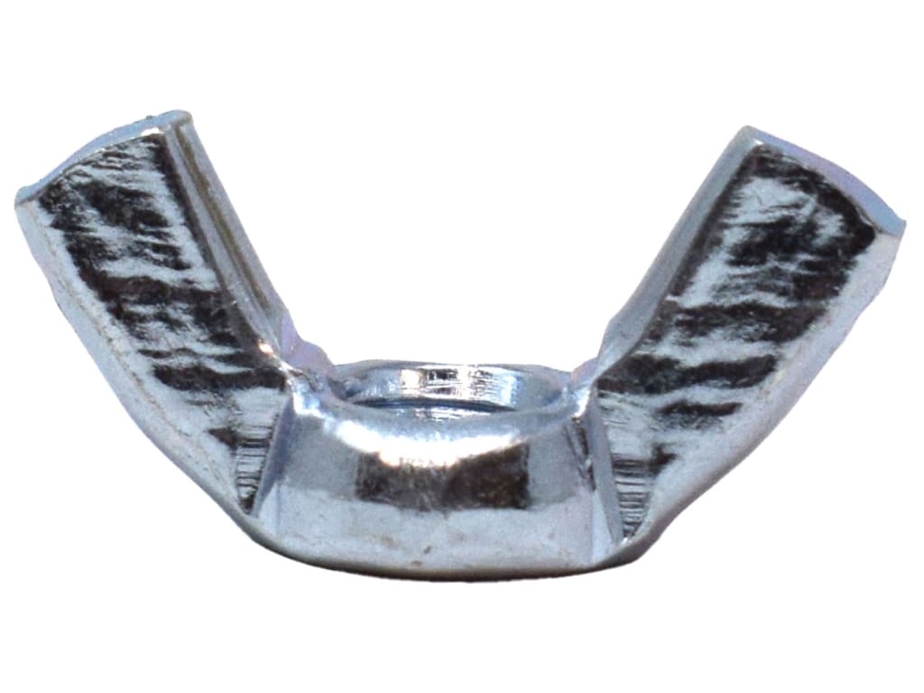 Wing Nut Bright ZP M6 Box 25