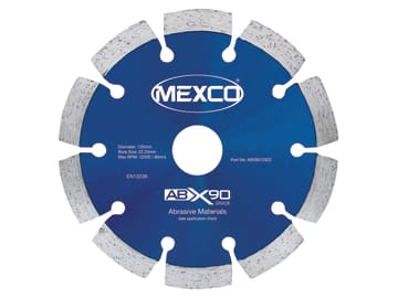 Abrasive Materials X90 Grade Diamond Blade 125 x 22mm