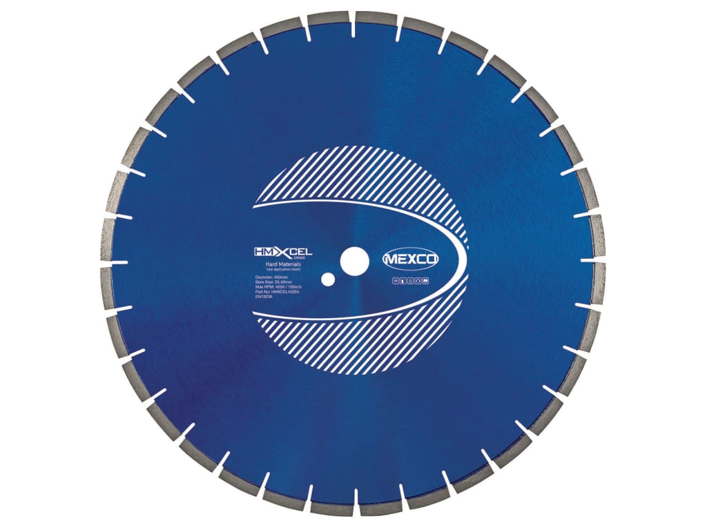 XCEL Grade Hard Materials Diamond Blade 450 x 25.4mm