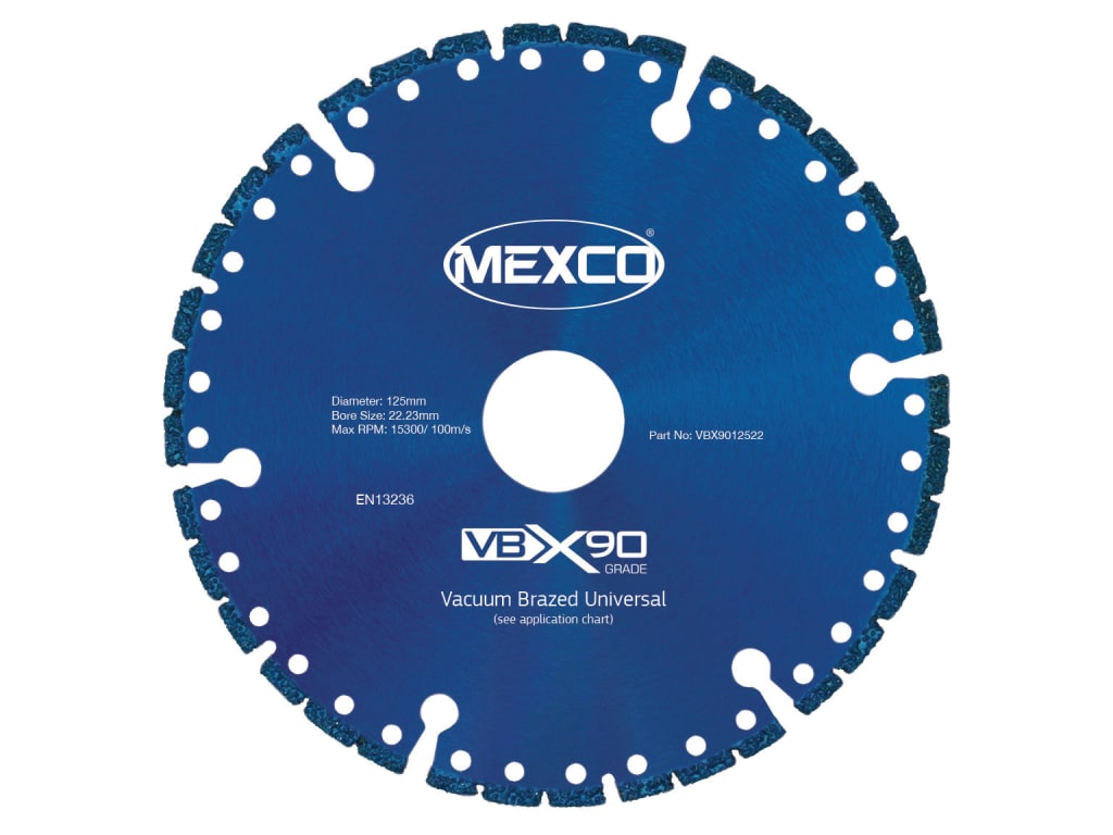 VBX90 Grade Universal Diamond Blade 125 x 22mm