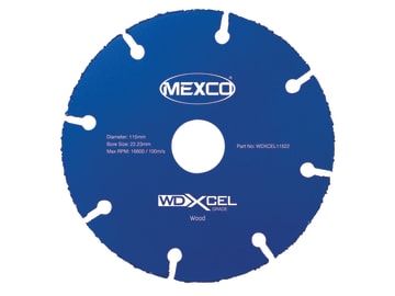 WD XCEL Grade Wood Cut Blade 115 x 22mm