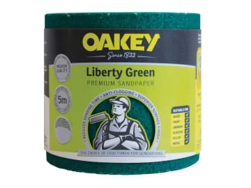 Liberty Green Sanding Roll 115mm x 5m Coarse 60G
