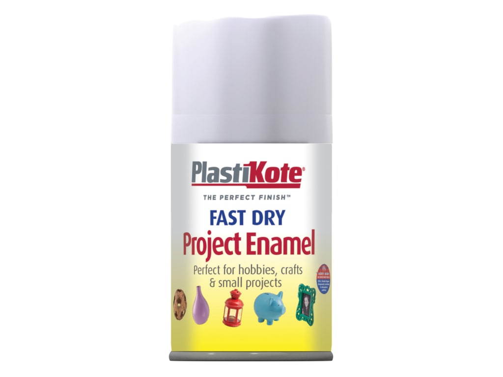 Fast Dry Enamel Aerosol Matt White 100ml