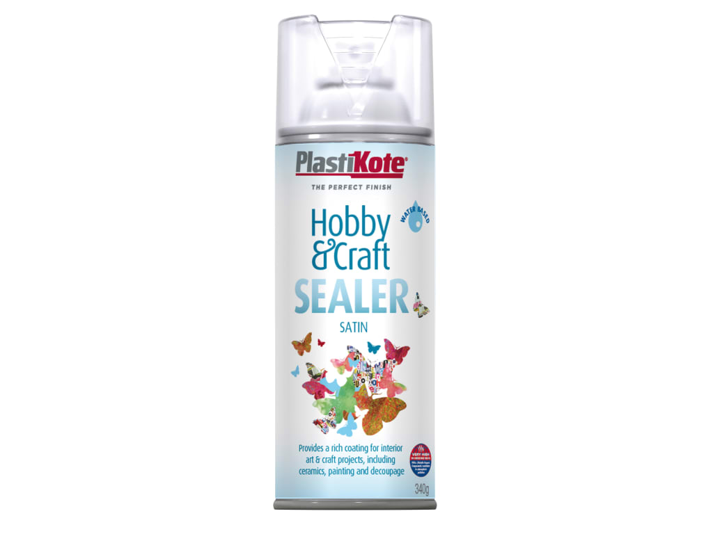 Hobby & Craft Sealer Spray Clear Satin 400ml
