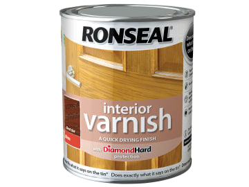 Interior Varnish Quick Dry Gloss Dark Oak 750ml