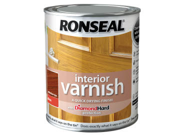 Interior Varnish Quick Dry Gloss Medium Oak 250ml