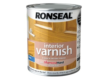 Interior Varnish Quick Dry Satin Light Oak 750ml