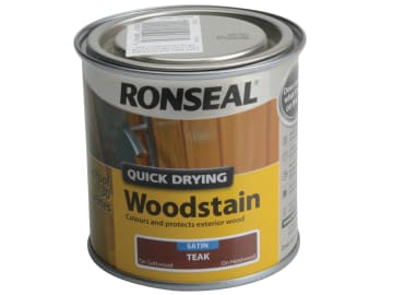 Quick Drying Woodstain Satin Teak 250ml
