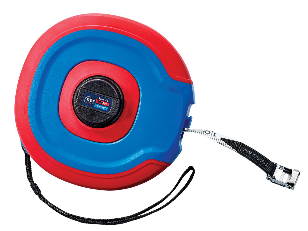 SitePro Fibreglass Tape 30m/100ft (Width 13mm)