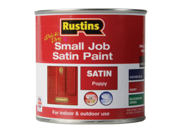 Quick Dry Small Job Satin Paint Poppy 250ml