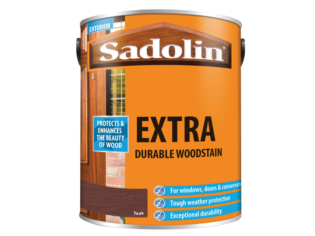 Extra Durable Woodstain Teak 5 litre