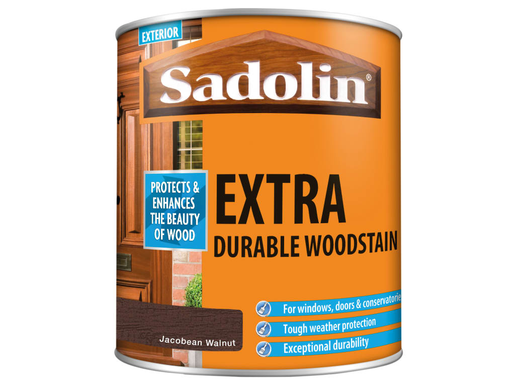 Extra Durable Woodstain Jacobean Walnut 1 litre