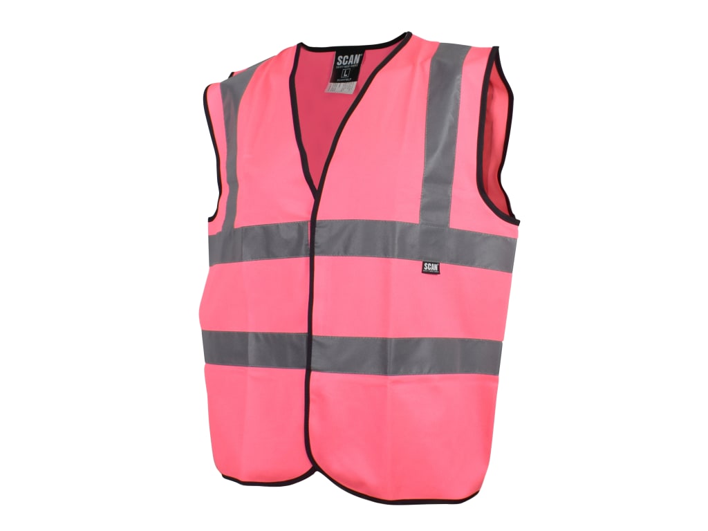 Hi-Vis Pink Waistcoat - M (41in)