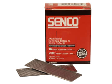Straight Brad Nails Galvanised 16G x 55mm (Pack 2000)