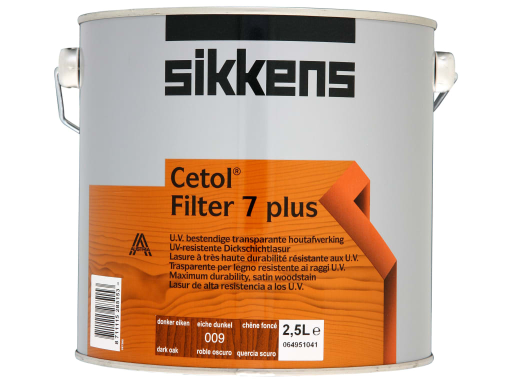 Cetol Filter 7 Plus Translucent Woodstain Dark Oak 2.5 litre