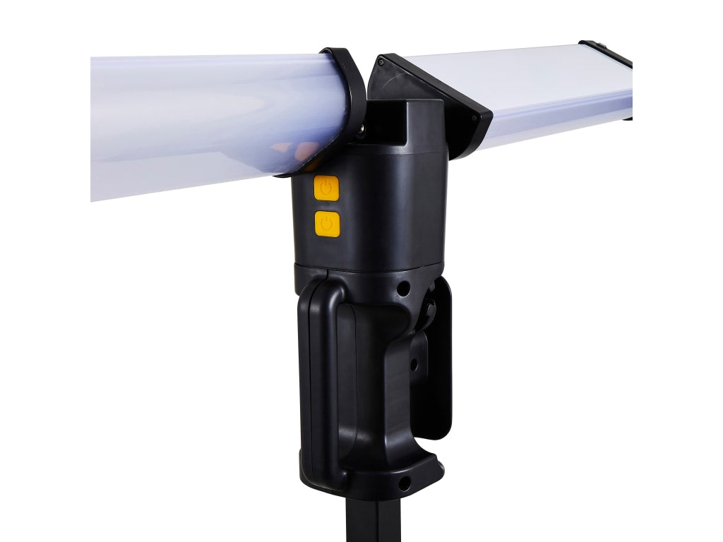 Area Tower Light with Outlet Socket 8600 Lumens