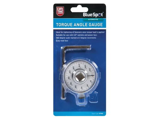 BlueSpot Torque Angle Gauge packaging on a white background