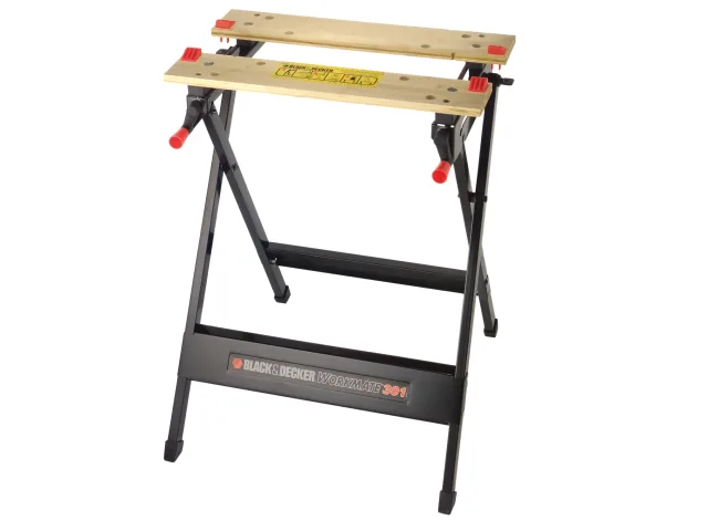 Black and Decker workbench on a white background