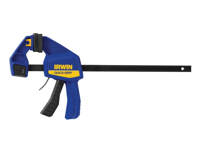Irwin Quick-Grip clamping tool on a white background
