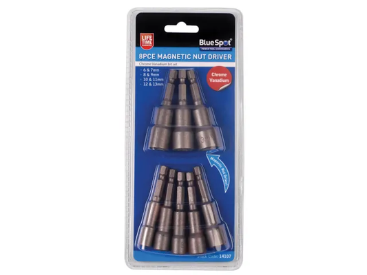 BlueSpot BPC5 Magnetic Nut Driver set packaging on a white background