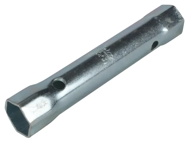 Metal tool bit on a white background